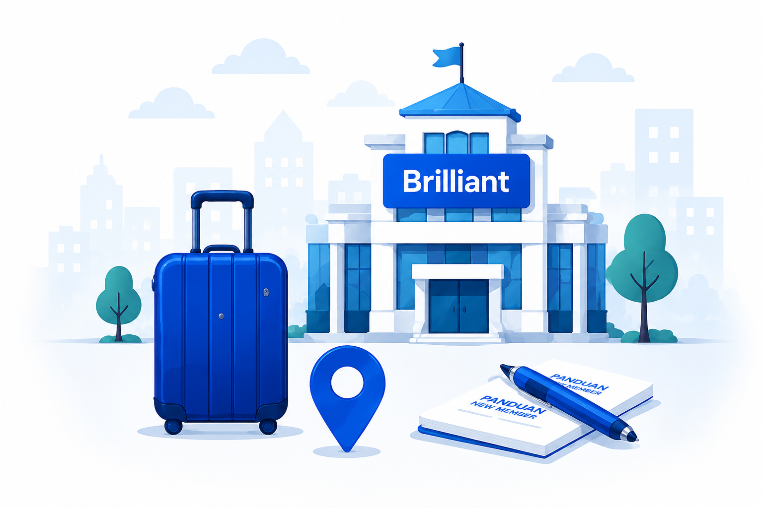 Ilustrasi Gedung Brilliant