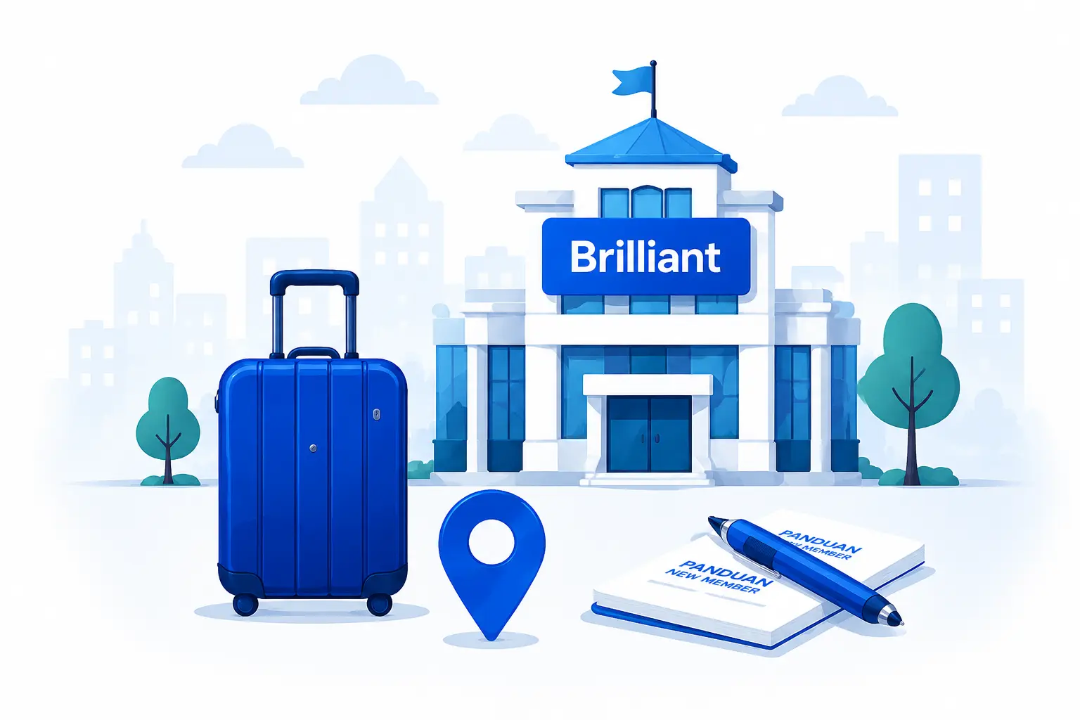 Ilustrasi Gedung Brilliant